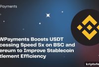 NOWPayments Speeds Up USDT Processing 5x on BSC and Ethereum for Faster Stablecoin Settlements