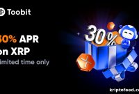 Toobit Launches 30% APR Fixed Yield Program for XRP Holders