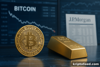 JPMorgan Says Bitcoin Becomes More Attractive Than Gold After Price Drop