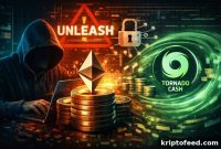 Hacker Uses Unleash Protocol to Launder Stolen Funds Through Tornado Cash