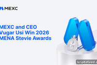 MEXC and CEO Vugar Usi Win Four 2026 MENA Stevie Awards