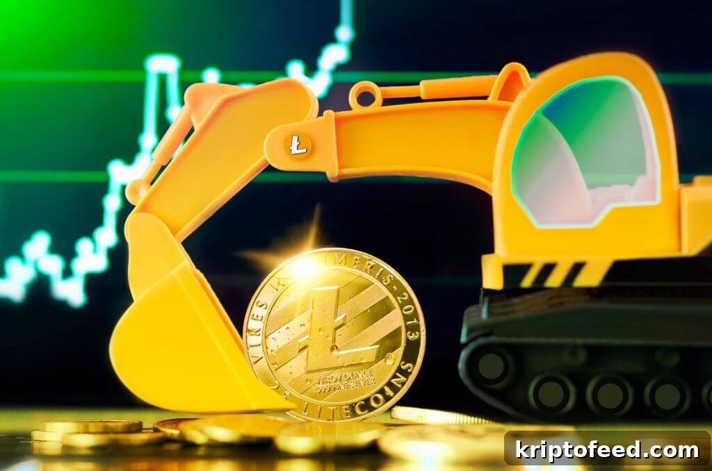 Litecoin miners carry on working