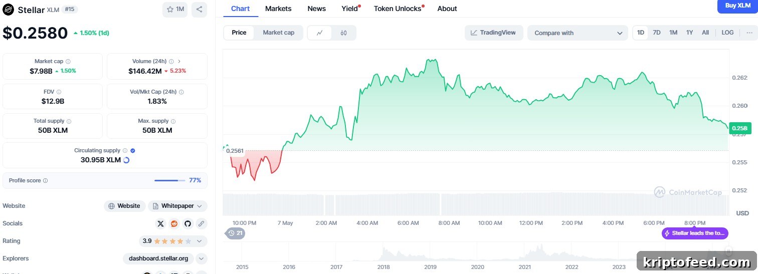 Stellar Gains Ground in Risk-Weighted Assets Market, but 80% of XLM Held by Few Sparks Concern 2 img 306044 1