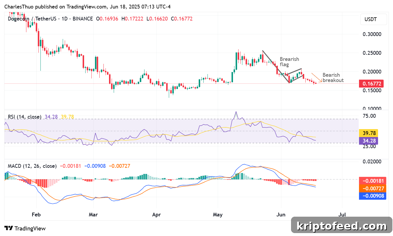 Dogecoin Price Forecast as DOGE Falls Below $0.20 2 Dogecoin price analysis