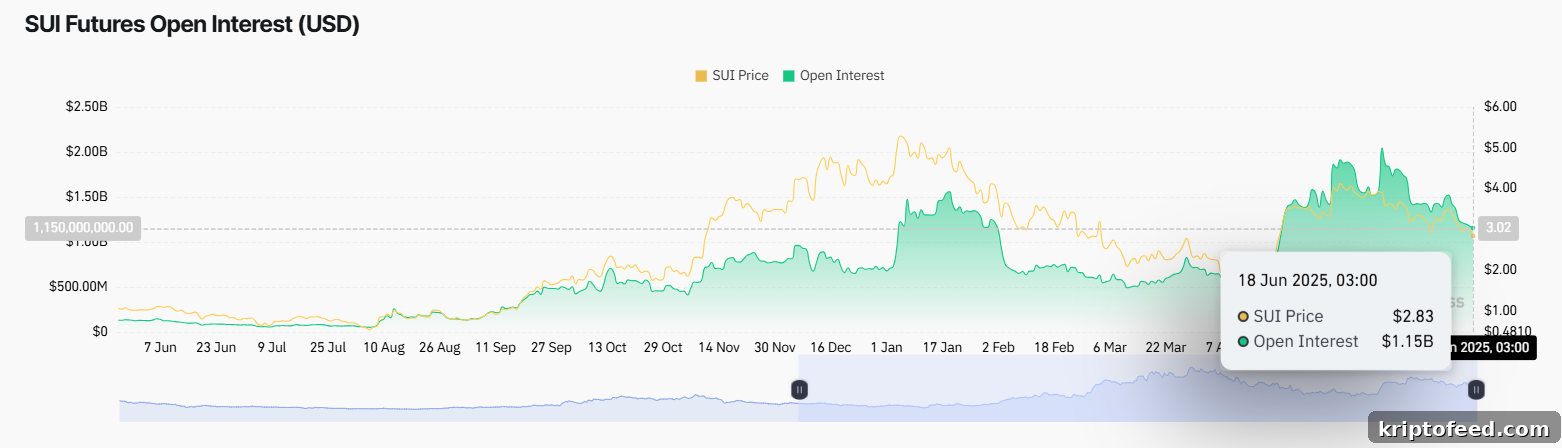 Sui open interest