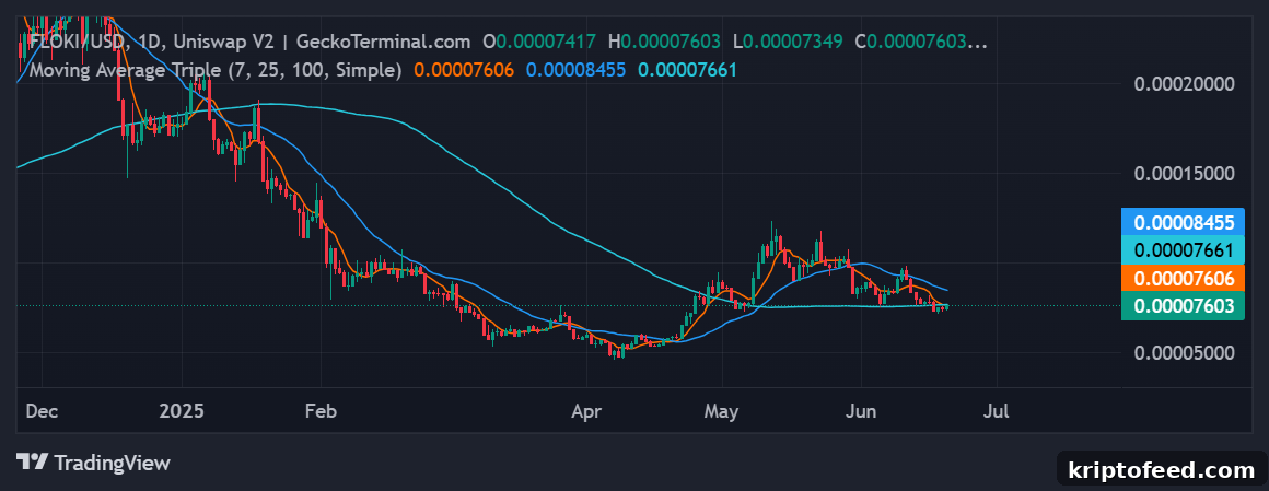 Floki Inu price chart