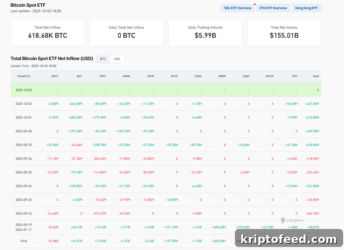 Bitcoin ETFs inflows