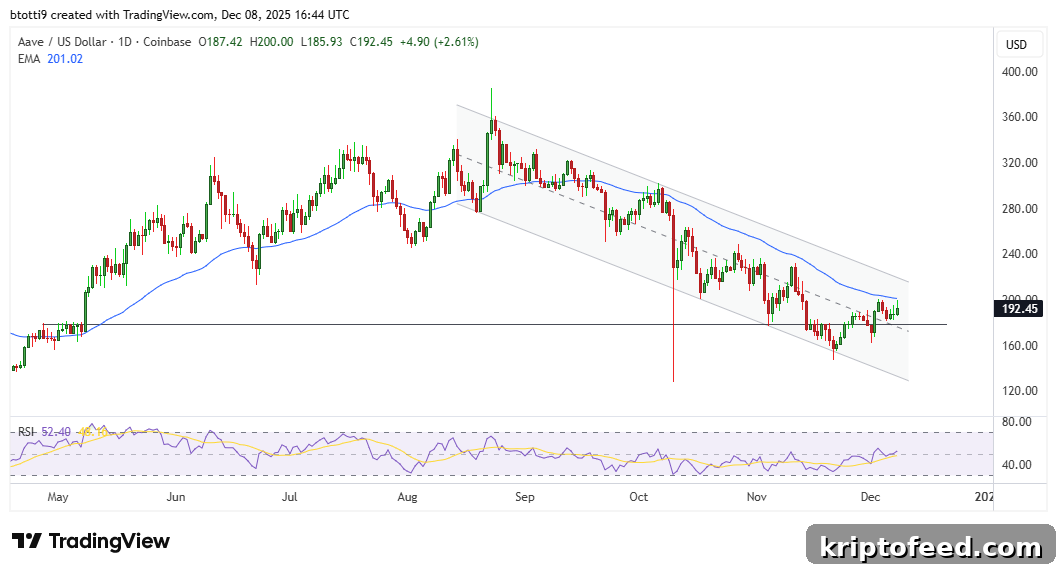 Aave Price Could Surpass $200 — Here’s the Forecast 2 AAVE Price Chart