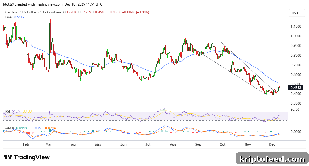 Cardano Price: Why an 11% Surge Puts ADA in Breakout Mode 2 Cardano Price Chart
