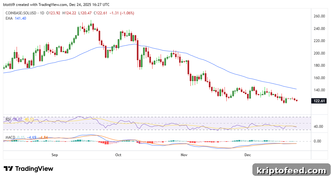 Solana Price Forecast: Is $100 Next as SOL Continues Decline? 2 Solana Price Chart