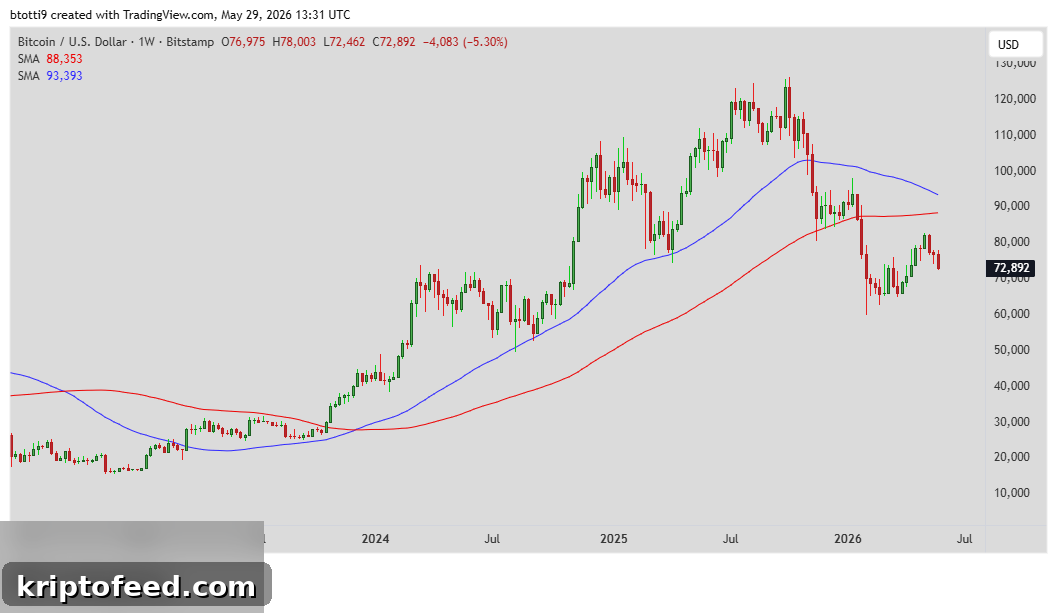 Bitcoin Price Outlook as ETFs See Ninth Consecutive Day of Outflows 2 Bitcoin Price Chart