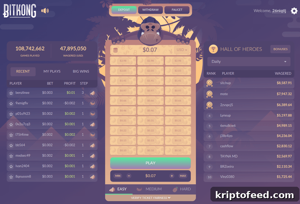 Gambling Site Offers Bitcoin Savings Account Paying 8% Interest 2 BitKong